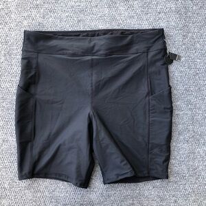 Torrid high rise biker swim short with pockets size 3